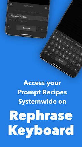 Screenshot of Rephrase: AI Writing Assistant