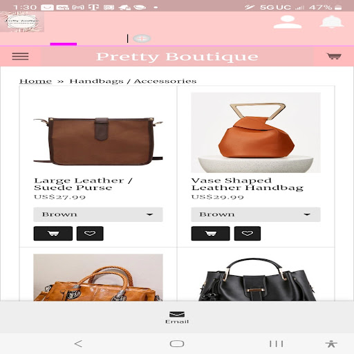 Pretty Boutique Screen 3