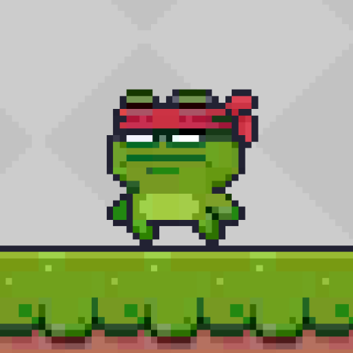 Spy Frog - plat-former game logo