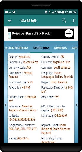 World Info Screen 3