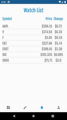 simTrade Screenshot