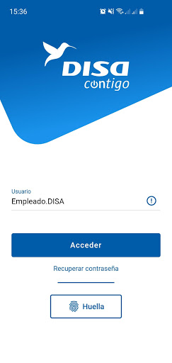 Android application DISAContigo screenshort