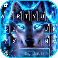 Новая тема для клавиатуры Cool Neon Wolf