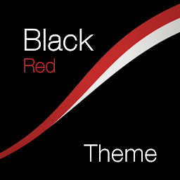 Icon image Black - Red Theme for Xperia