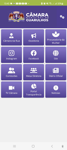Android application Câmara Municipal Guarulhos screenshort