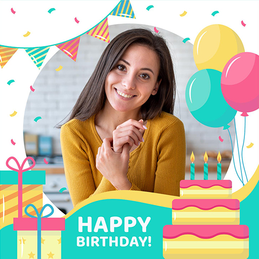 Birthday card maker logo
