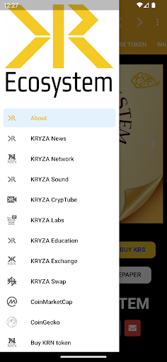 Android application KRYZA Ecosystem screenshort