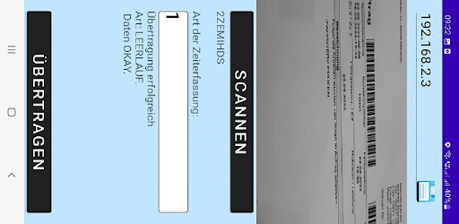 Android application HDS-Zeiterfassung screenshort