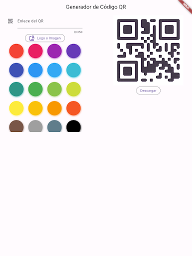 QR Generator Screen 3