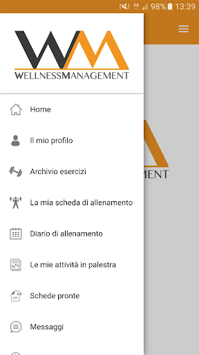 Android application Wellness Management screenshort