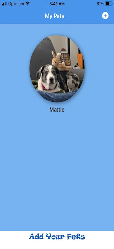 Android application BarkTrack - Pet Health Journal screenshort