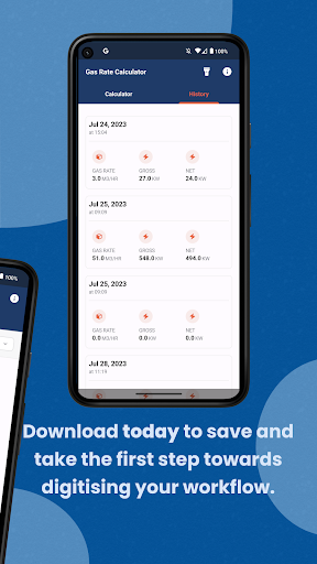 Gas Rate Calculator Screen 3