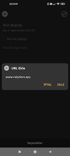 Not Defterim Screen 2