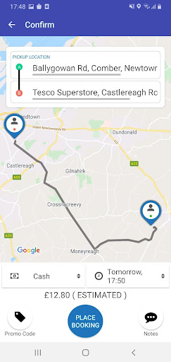 Call A Cab NI Screenshot 2 - AppWisp.com