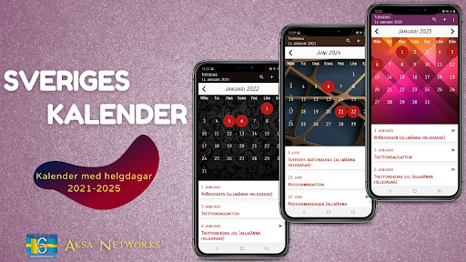 Sverige Kalender Helgdagar