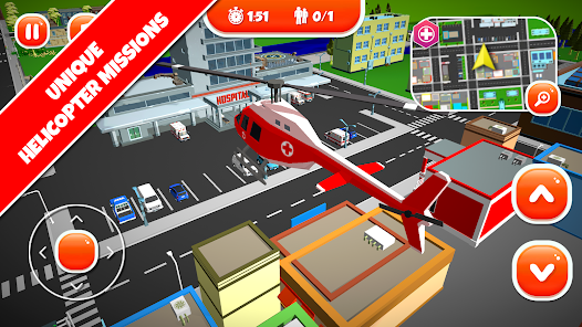 Emergency City Ambulance Mod APK 1.02 (Unlimited money) Gallery 9