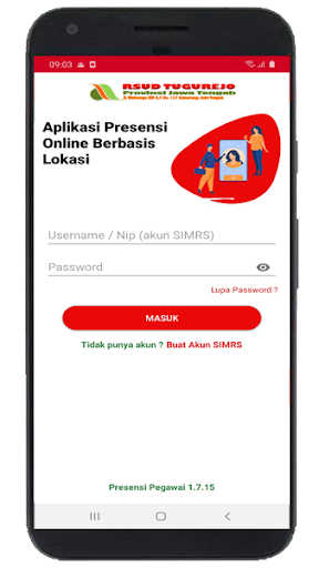 Android application Apollo RS TUGUREJO screenshort