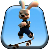 Skateboarder Bunny Live WP icon