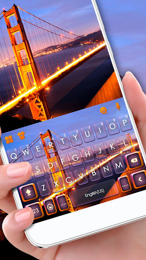 Android application Usa Golden Gate Bridge Keyboar screenshort