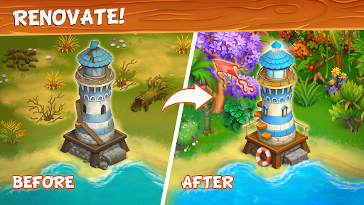 Farm Island - Family Journey - Simulation - games