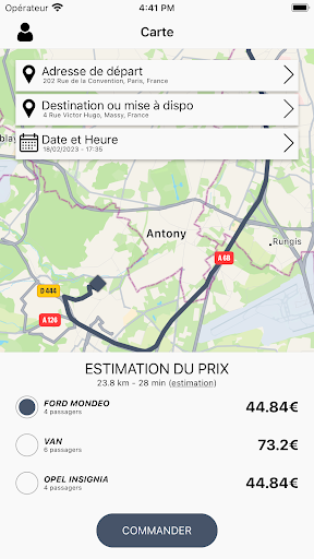 Android application Ktur screenshort