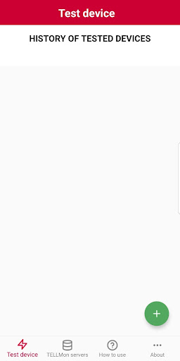 Android application TELLMon screenshort
