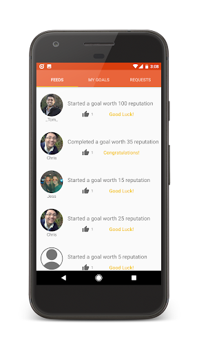 Goalie - Social Goal Tracker Screen 3