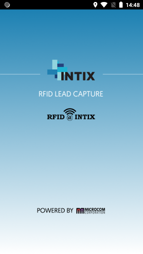 Android application RFID @ INTIX screenshort