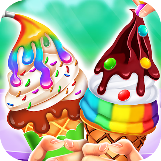 Cone Ice Cream Making Game Fu