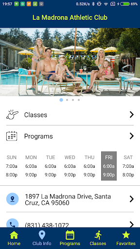 Android application La Madrona Athletic Club - CAC screenshort
