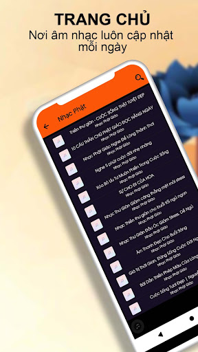 Android application Nhạc Thiền Cuộc Sống Tươi Đẹp screenshort