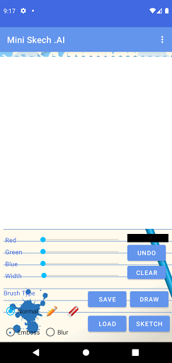 Android application みにスケッチ.AI screenshort