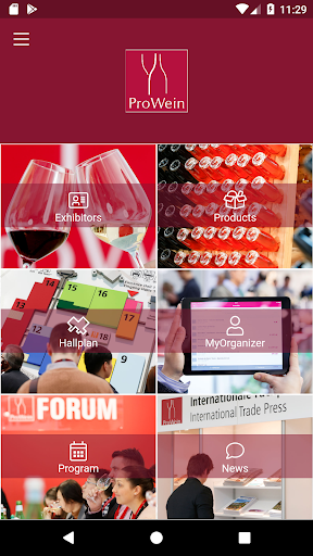 Android application ProWein screenshort
