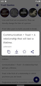 Screenshot 5 Trust Quotes and Sayings android