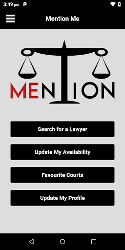 Android application Mention Me screenshort