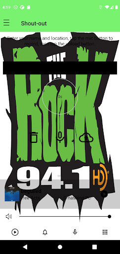 Android application 94.1 The Rock screenshort