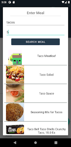 Chill Calories Screen 2