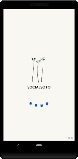 Android application socialsoto screenshort