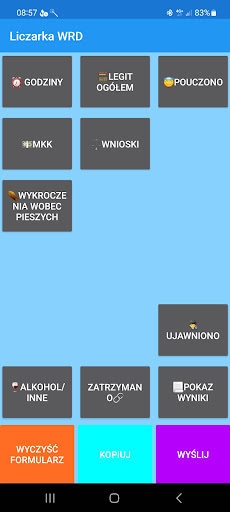 Android application Liczarka WRD screenshort