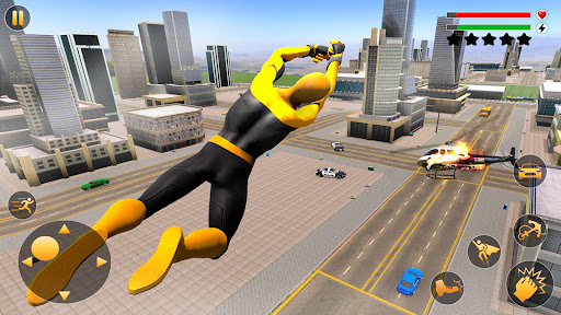 Android application Flying Hero Crime City Battle screenshort