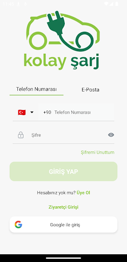 Android application Kolay Şarj screenshort