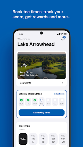 Android application Lake Arrowhead screenshort