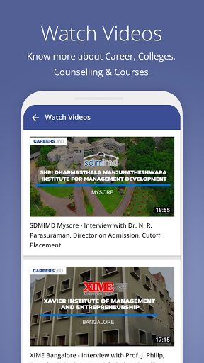 Careers360 Education App Screen 2