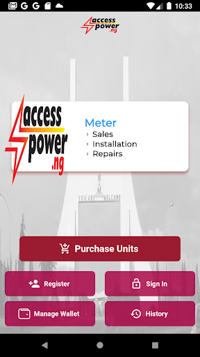 Android application Access Power NG screenshort