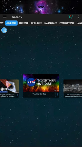 Screenshot of NASA TV (Unofficial)