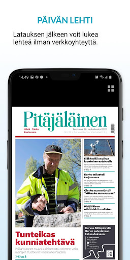Pitäjäläinen – päivän lehti Screen 3