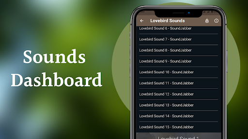 Lovebird Sounds Screen 3