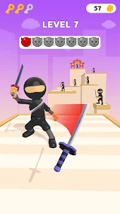 Sword Slit Игры с мечом ниндзя