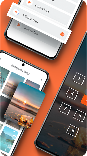Android application Time Password Lock Screen screenshort