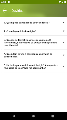 SP Previdência Screen 2